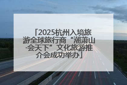 2025杭州入境旅游全球旅行商“潮萧山·会天下”文化旅游推介会成功举办