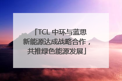 TCL 中环与蓝思新能源达成战略合作，共推绿色能源发展